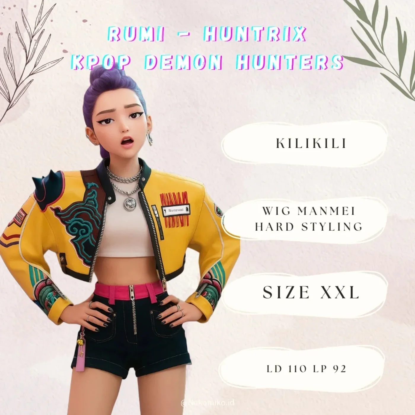 Rumi Huntrix (Jacket) - KPop Demon Hunters