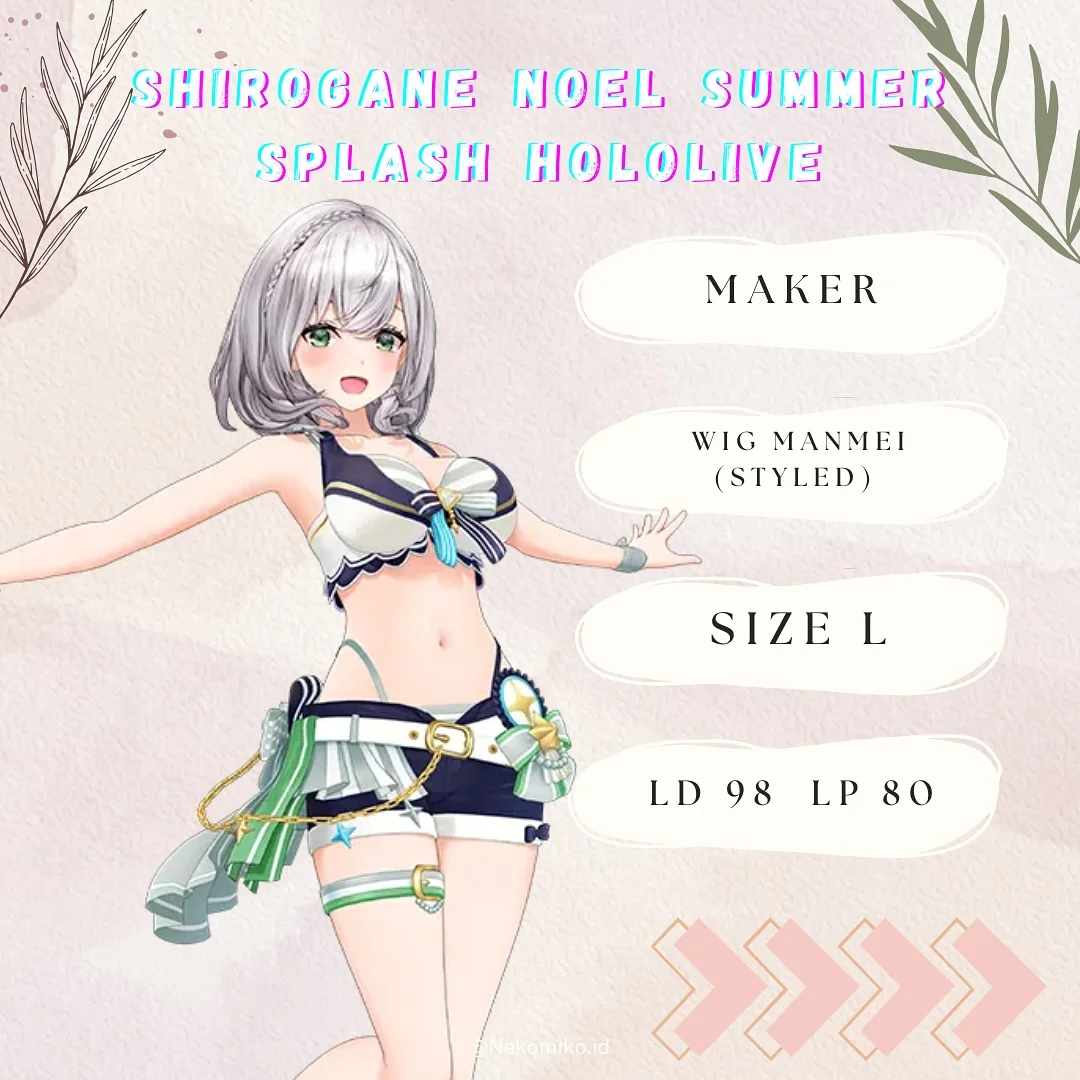 Shirogane Noel (Summer Splash) - Hololive